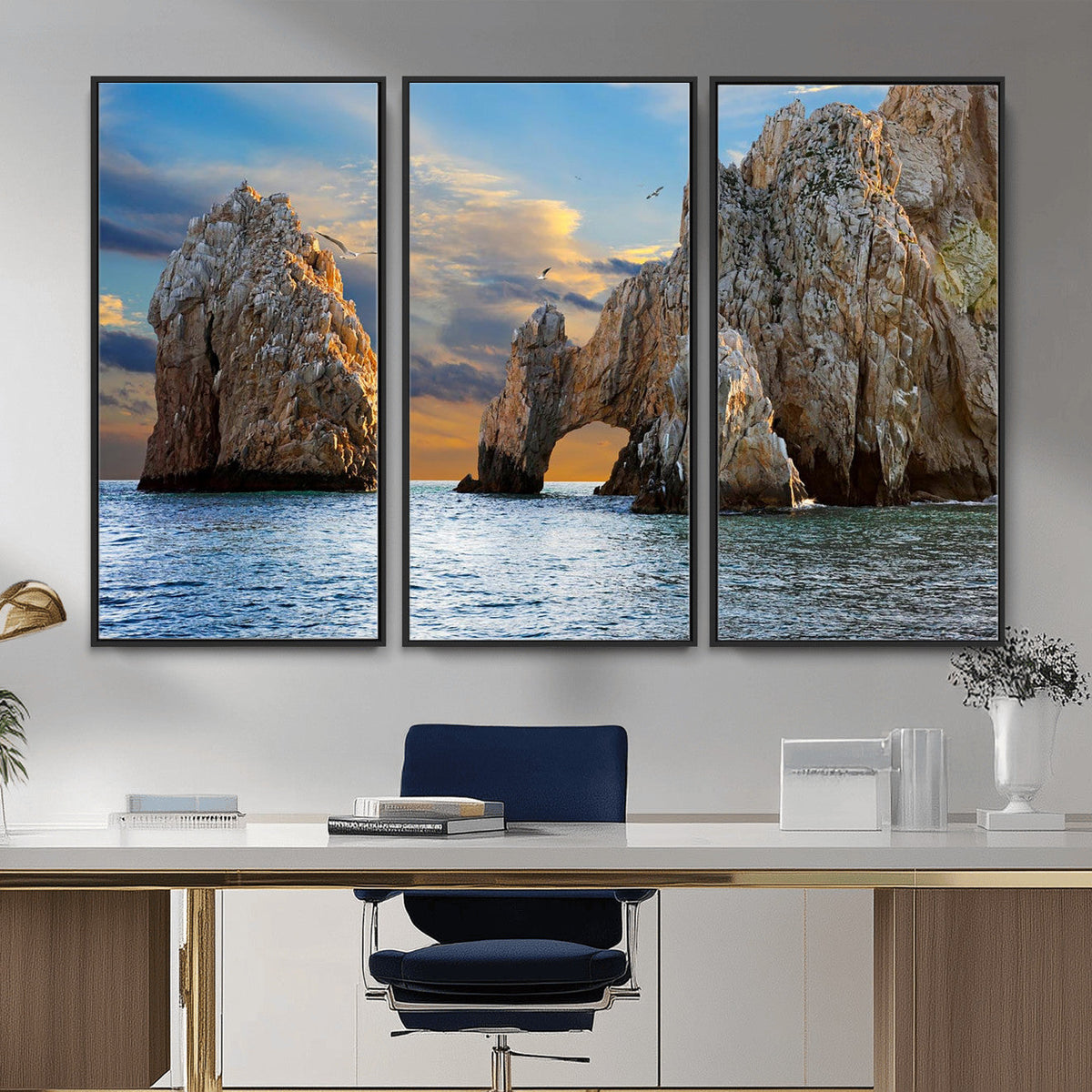 The Arch Cabo San Lucas Ocean Arch Wall Art Canvas Print,