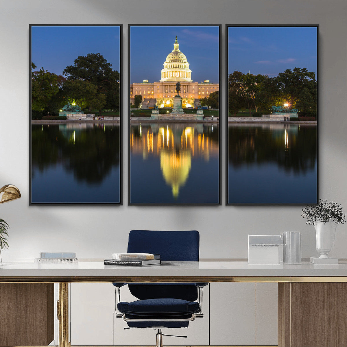 US Capitol Building Wall Art Canvas Print – Washington DC