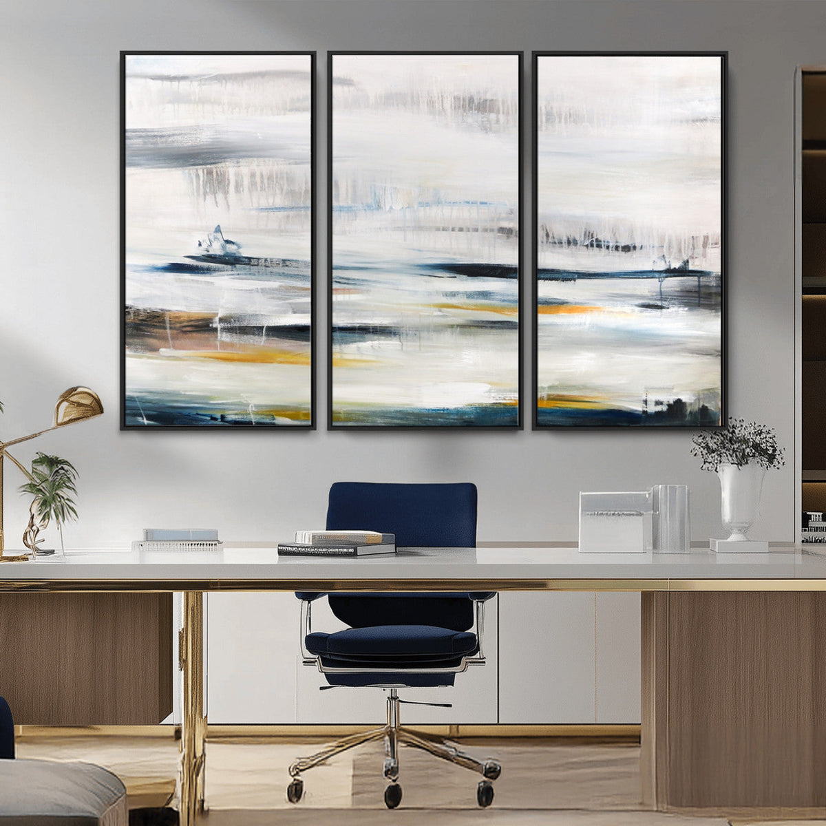 Soft Color Abstract Canvas Print