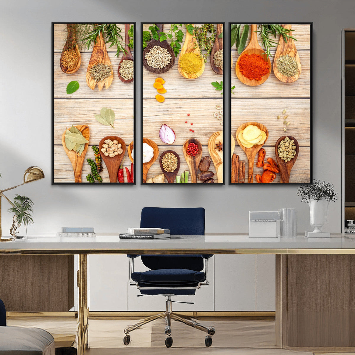 Kitchen Spice on the Table Wall Art, Kitchen Spice Wall Art