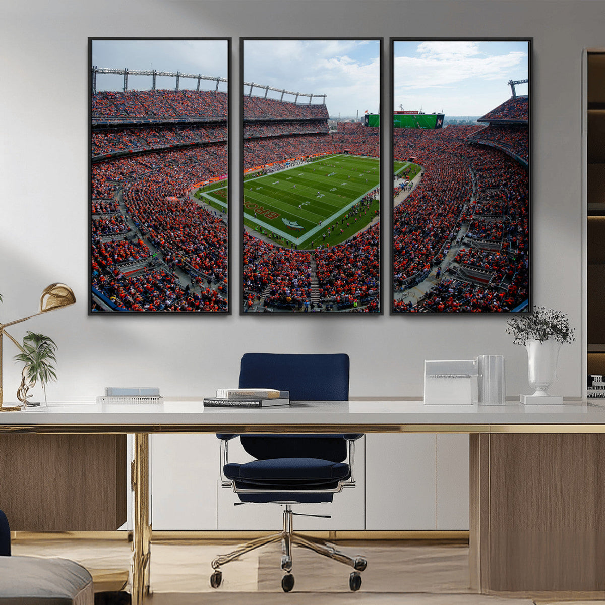Denver Broncos Football Team Print - Empower Field Mile High