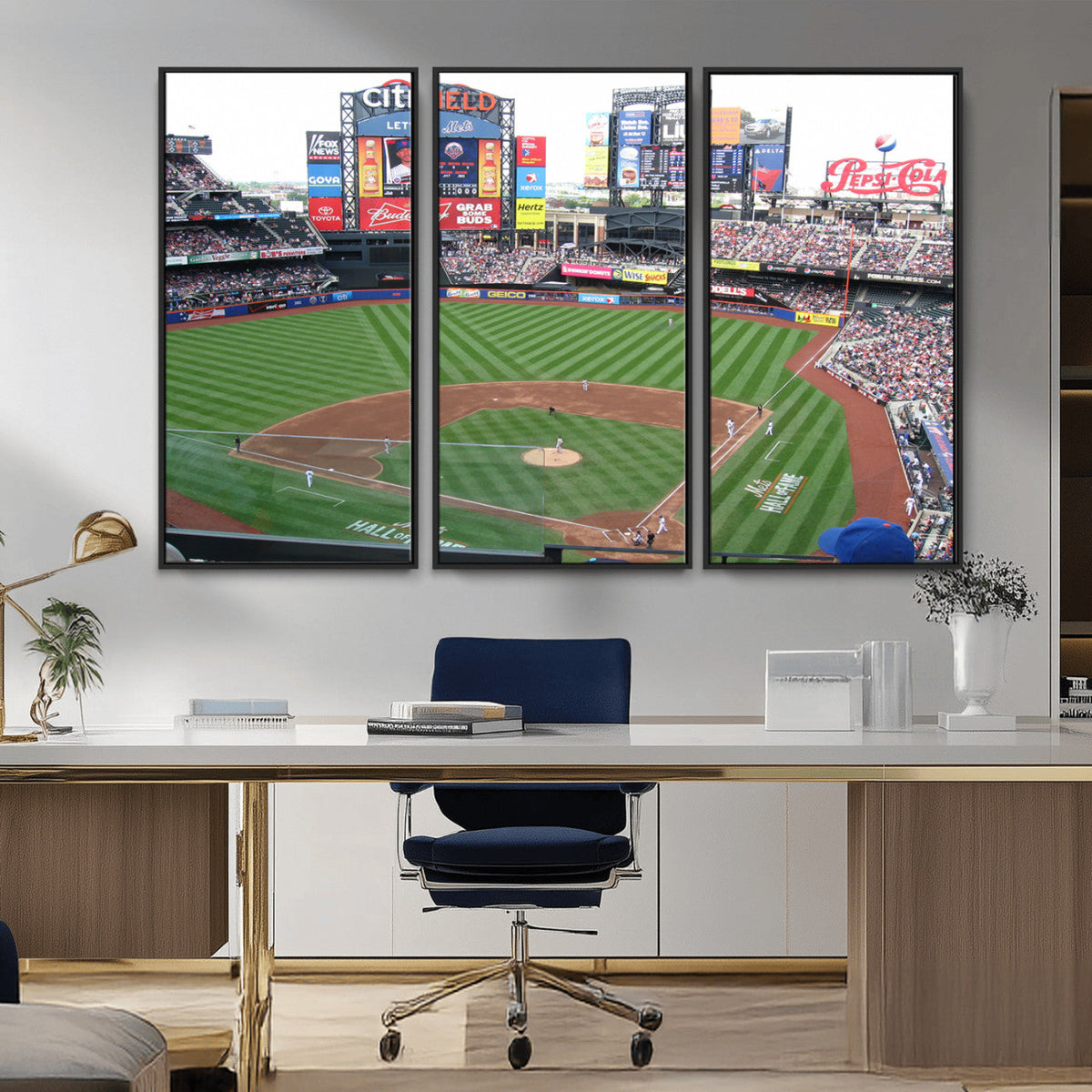 New York Mets Baseball Team Print - Citi Field Baseball