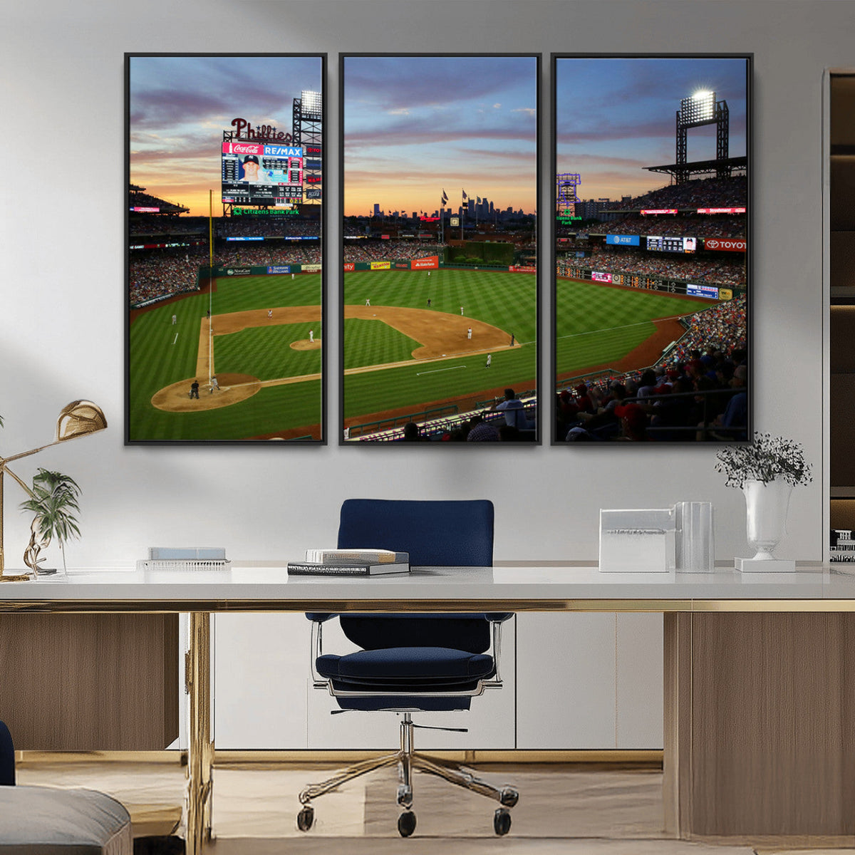 Citizens Bank Park Philadelphia Phillies Wall Art Canvas |