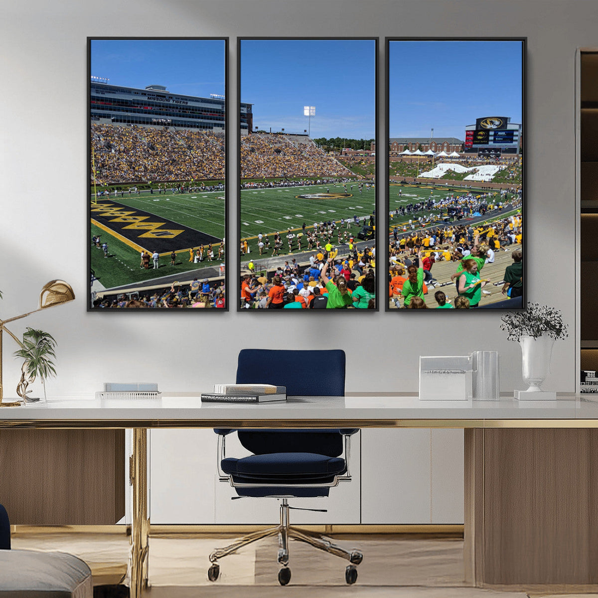 University of Missouri Tigers Football Team Print - Columbia