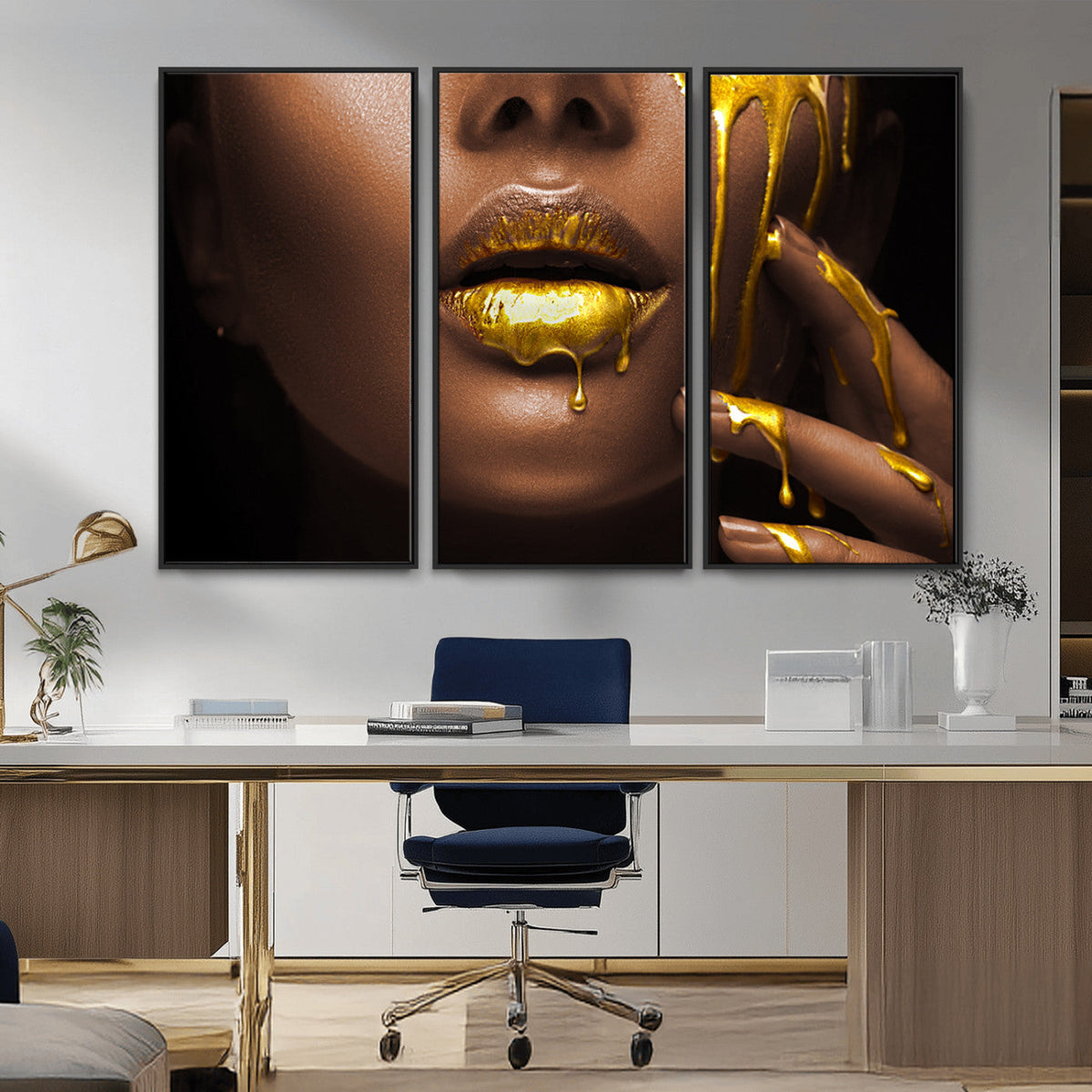 African American Art Black Woman Canvas Print, African Wall
