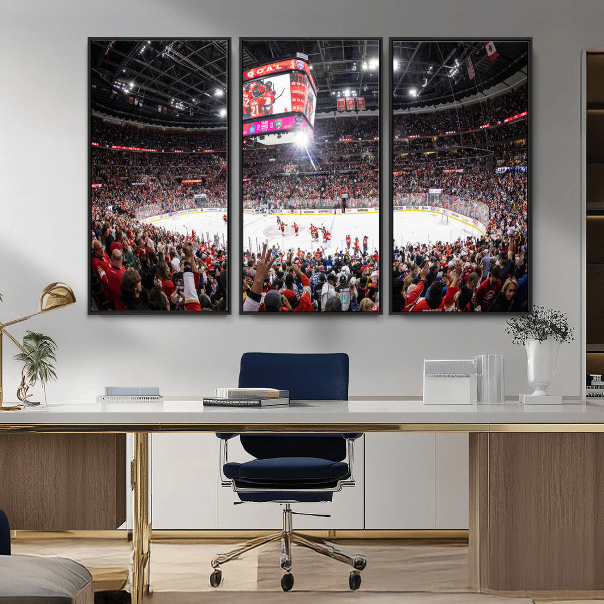 Amerant Bank Arena Wall Art Canvas Print - Basketball Arena