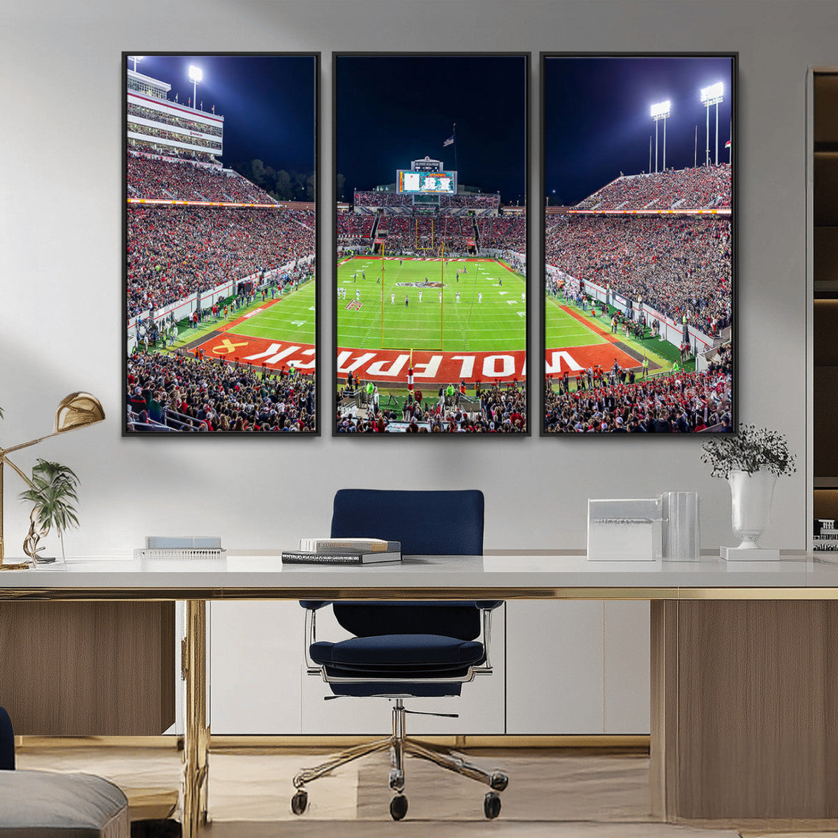 NC State Wolfpack Canvas Print - Raleigh Carter-Finley