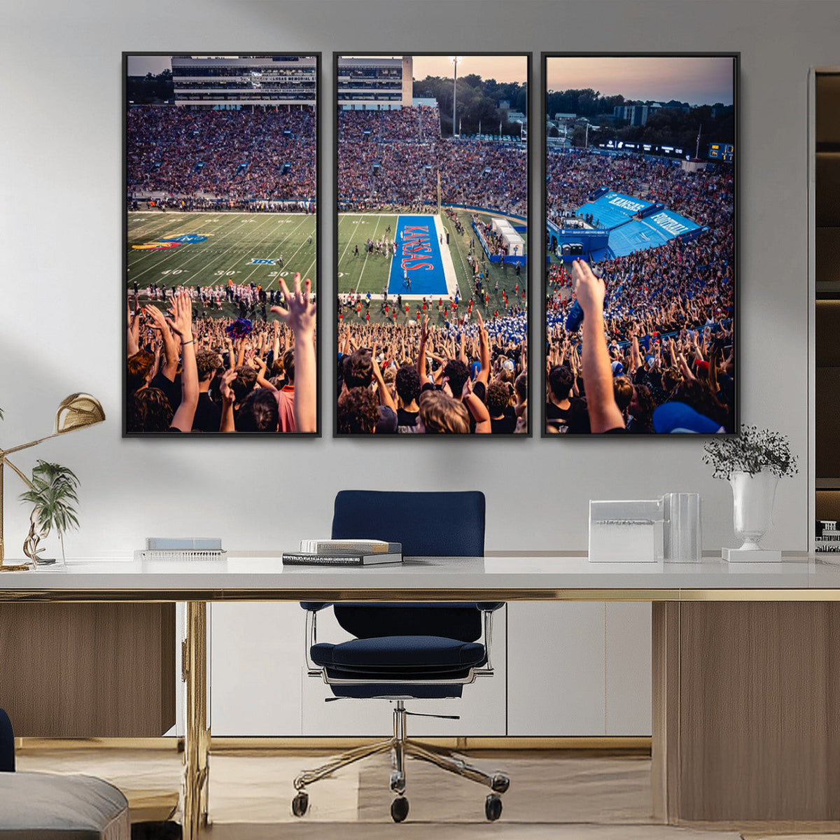 University of Kansas Jayhawks Football Team Art Print -