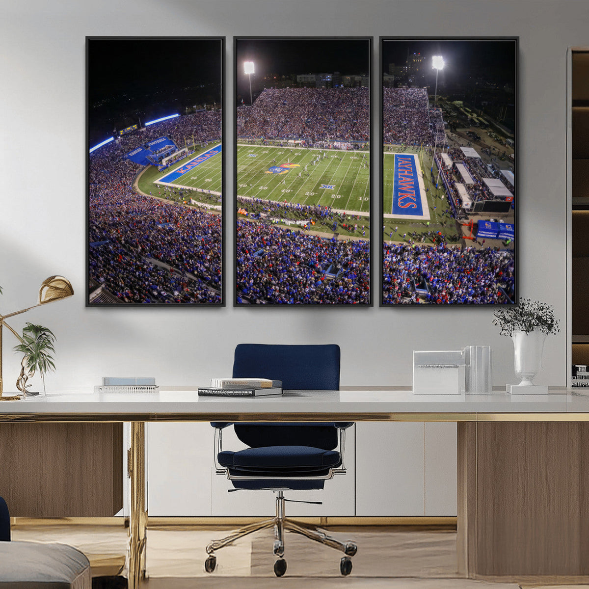 University of Kansas Jayhawks Football Team Print - Lawrence