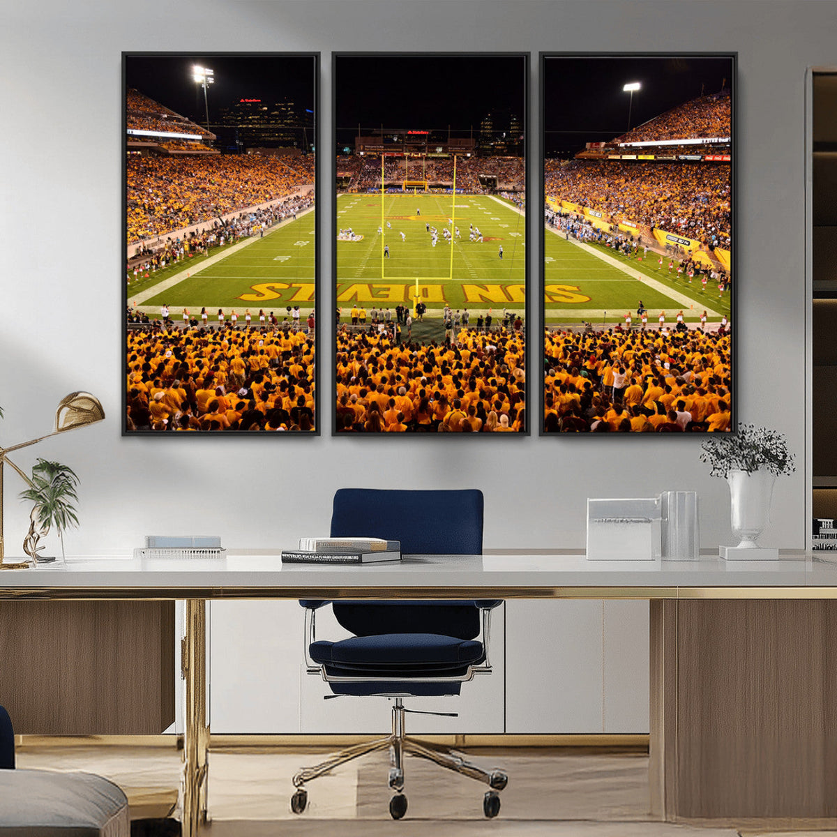 ASU Sun Devils Football Team Print - Phoenix Mountain