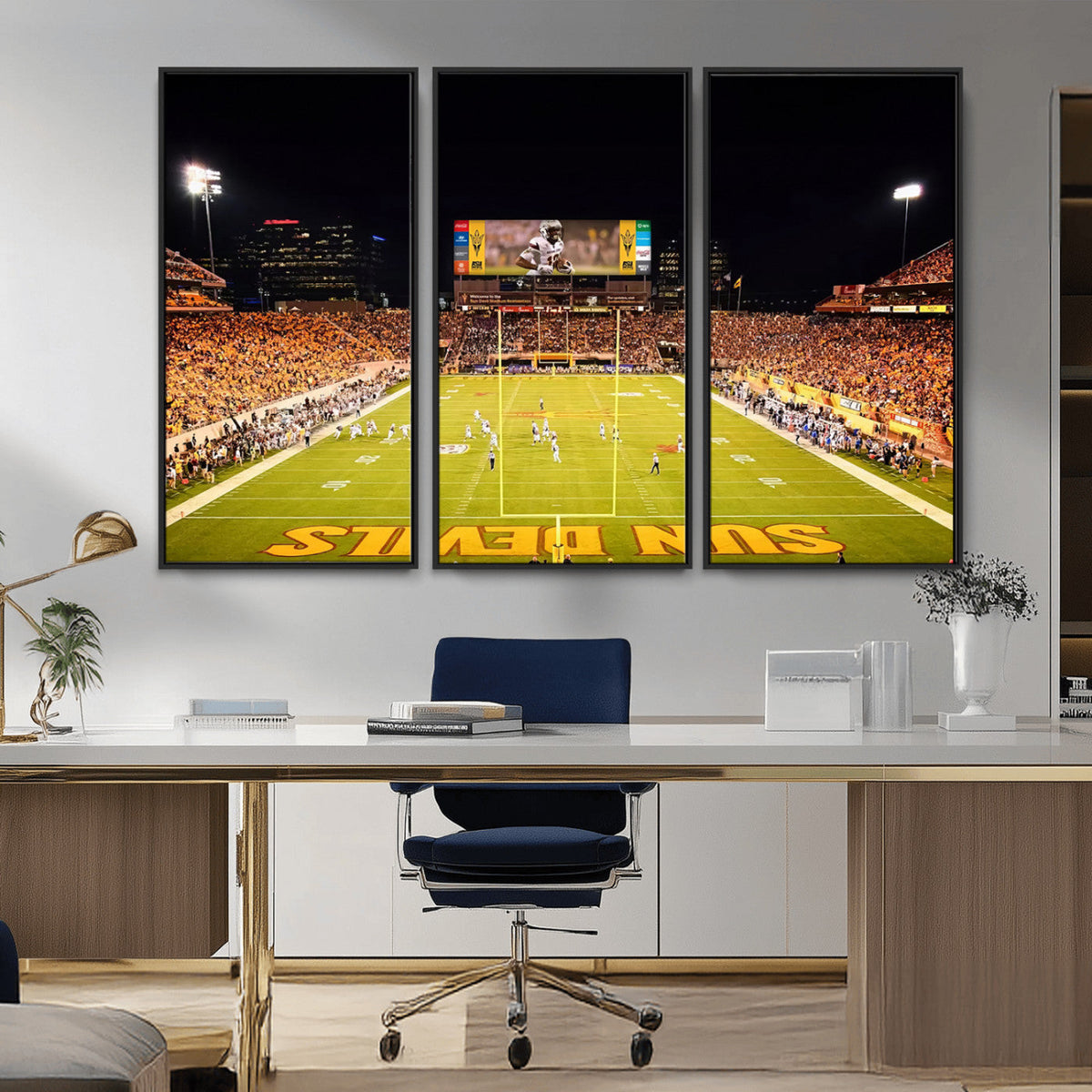 ASU Sun Devils Football Team Print - Phoenix Mountain