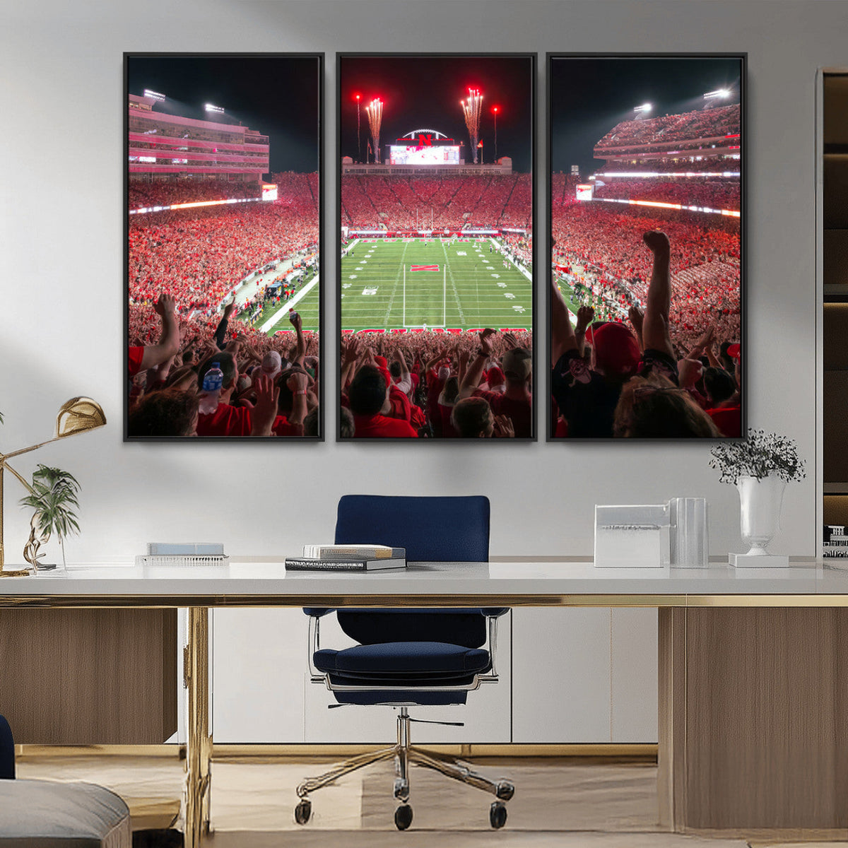 University of Nebraska Cornhuskers Football Team Print -