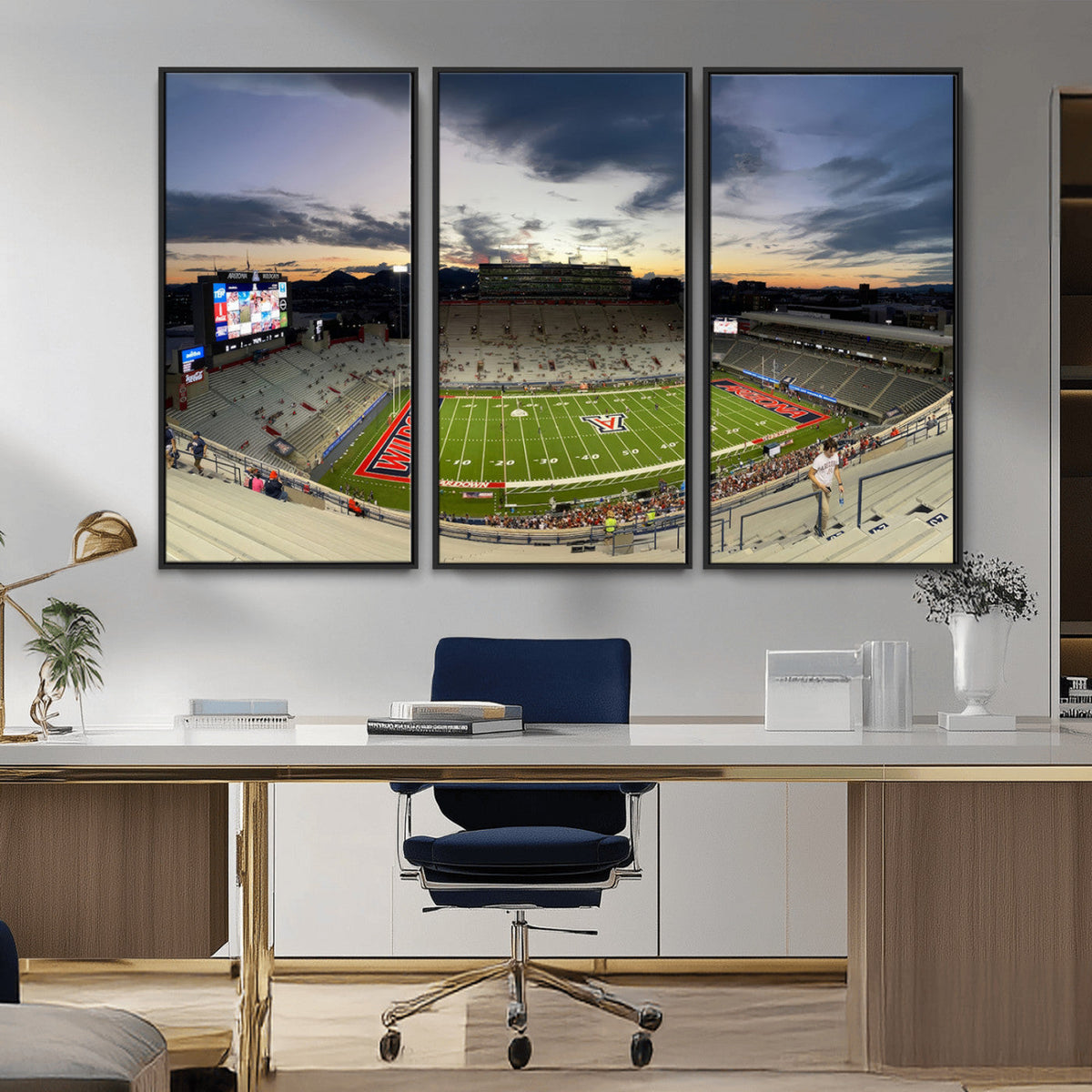 Arizona Wildcats Football Team Print - Tucson Arizona