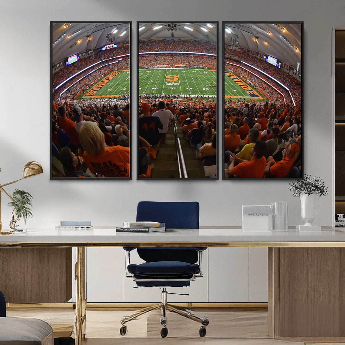 Syracuse University Orange Football Canvas Print, Football