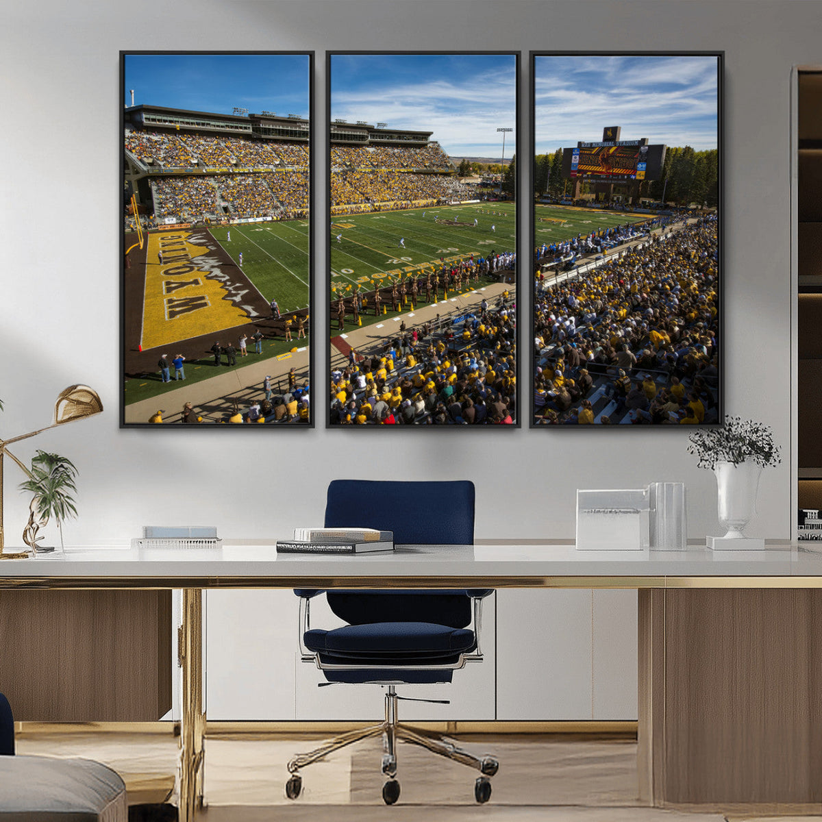 University of Wyoming Cowboys Football Team Print - Laramie