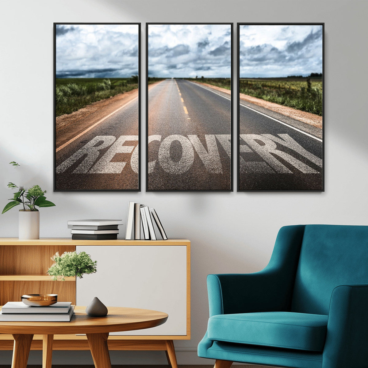Recovery Road Wall Art Canvas Print