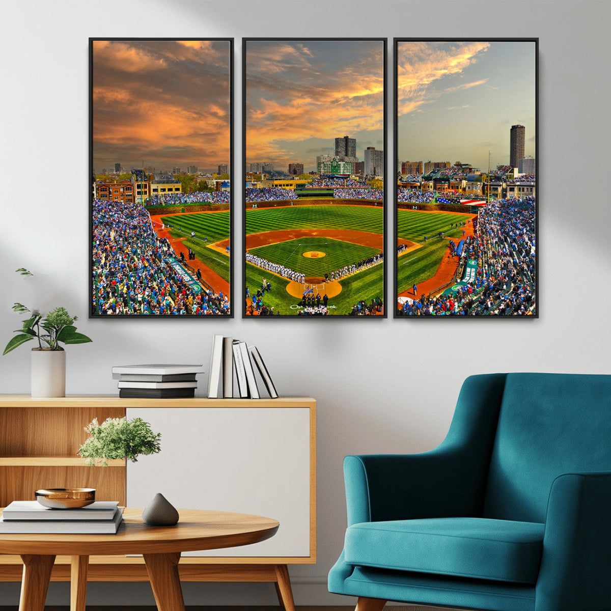 Chicago Wrigley Field Wall Art Canvas Print – Iconic