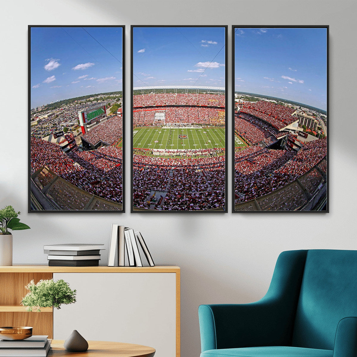 William Brice Stadium Wall Art Canvas Print – Stadium Crowd