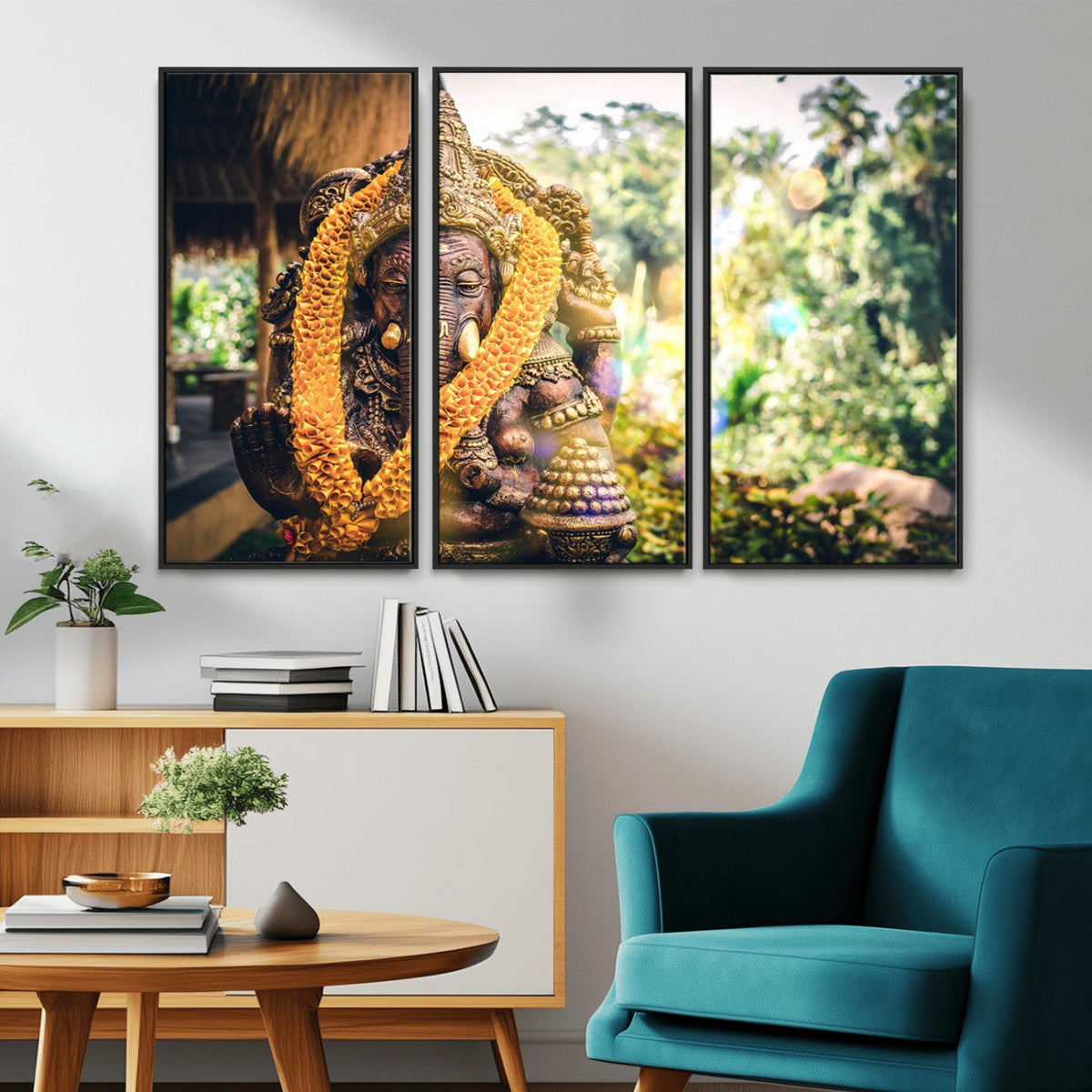 Hinduism Statue Wall Art Canvas Print