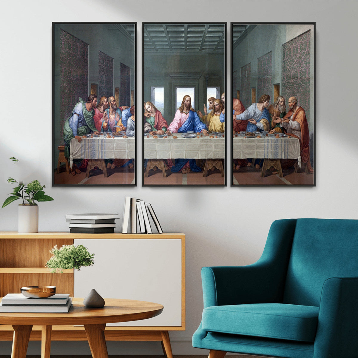 The Last Supper Multi Panel Canvas Wall Art