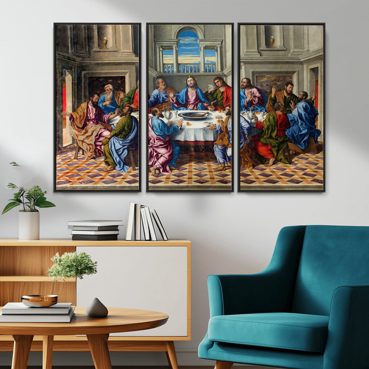 The Last Supper Multi Panel Canvas Wall Art