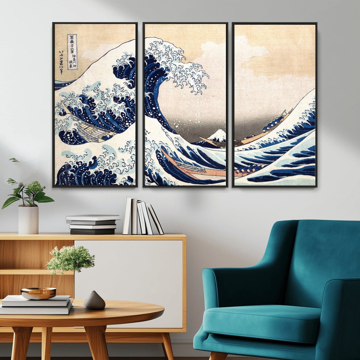 Hokusai: The Breaking Wave off Kanagawa Canvas Print