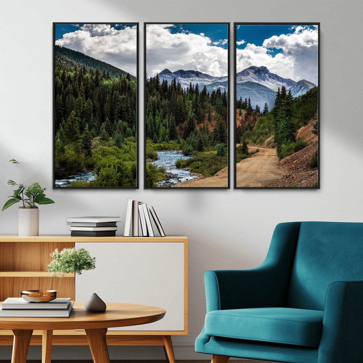 San Juan Nal Forest Wall Art Landscape Canvas Print