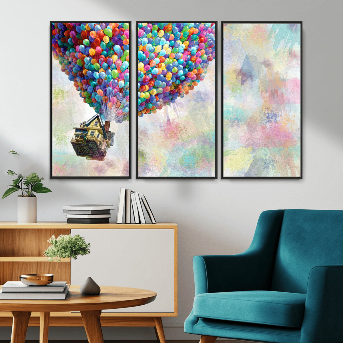 Up Pixar Poster, Look Up Pixar Wall Art, Up Pixar Canvas,