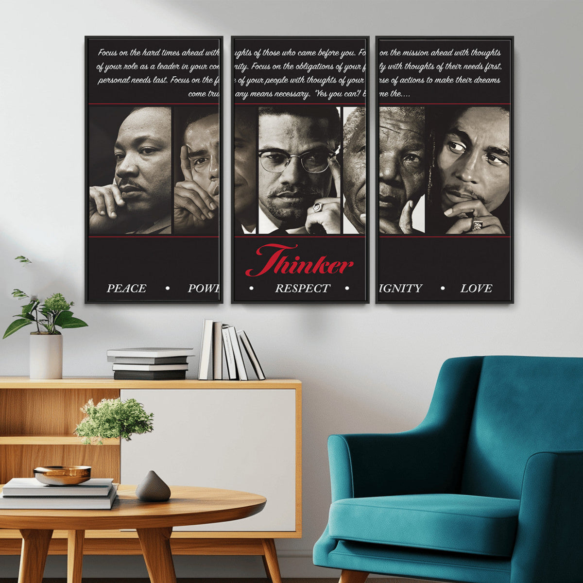 Thinkers of Wall Art Canvas Print - Inspirational Wall Art