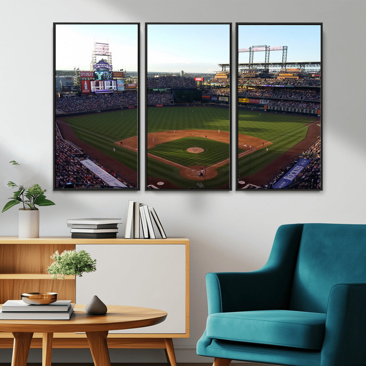 Colorado Rockies Coors Field Wall Art Canvas Print - MLB