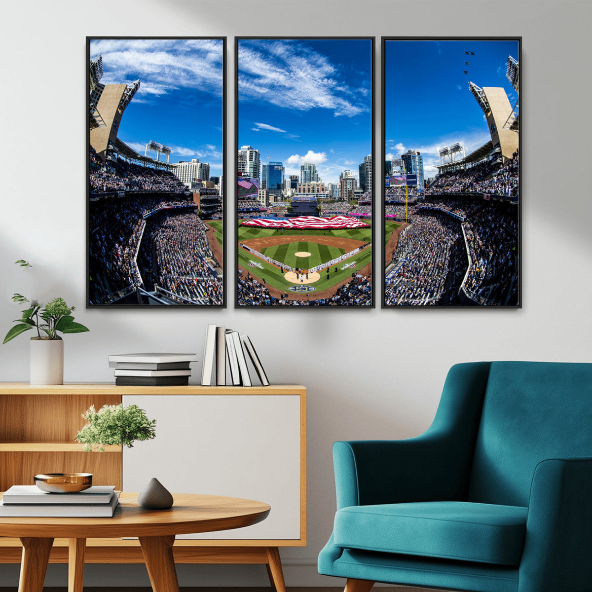 San Diego Padres Baseball Team Print - Petco Park Stadium