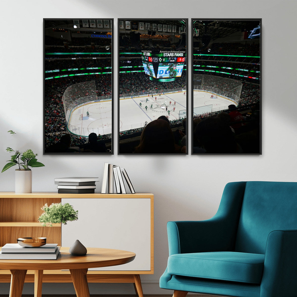 American Airlines Center Dallas Stars Wall Art Canvas Print