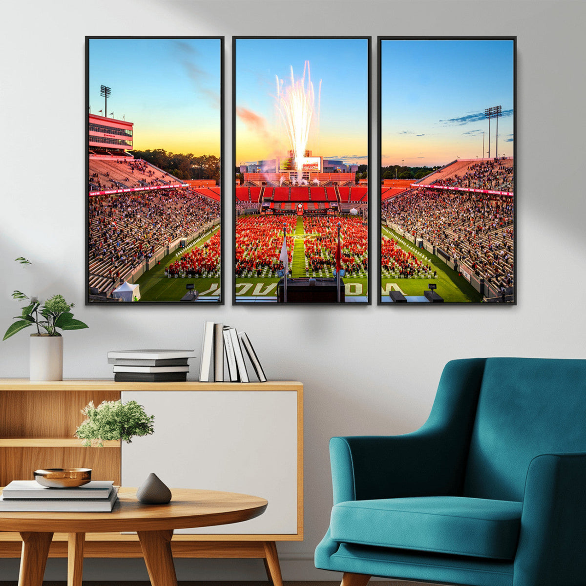 North Carolina State University Canvas Print, North Carolina