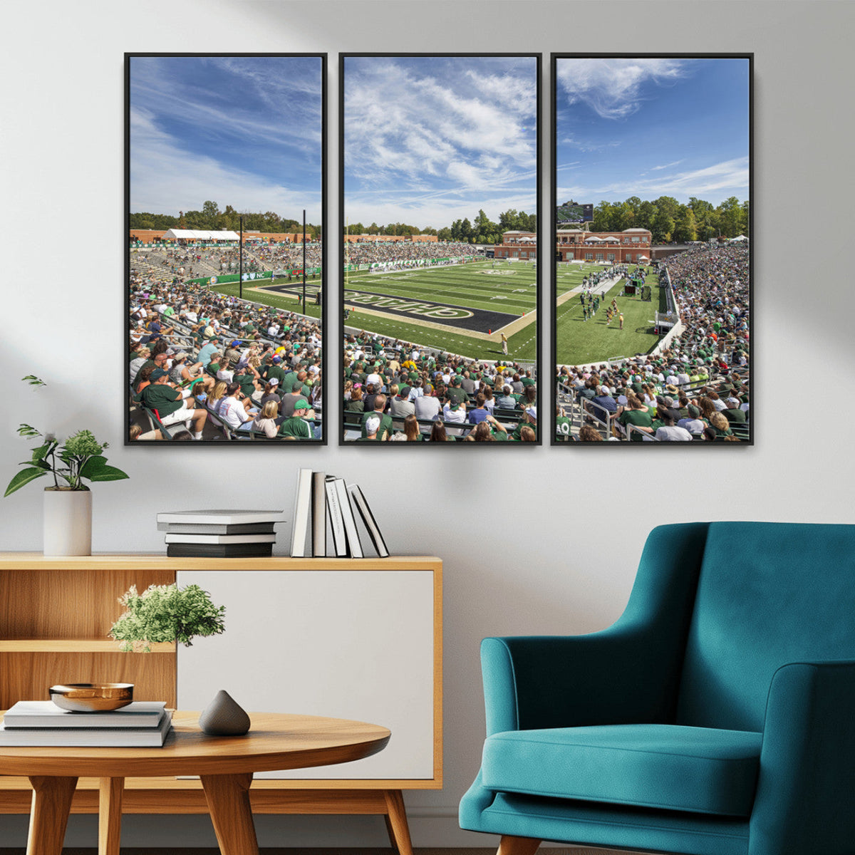 University of Charlotte 49ers Football Team Print -