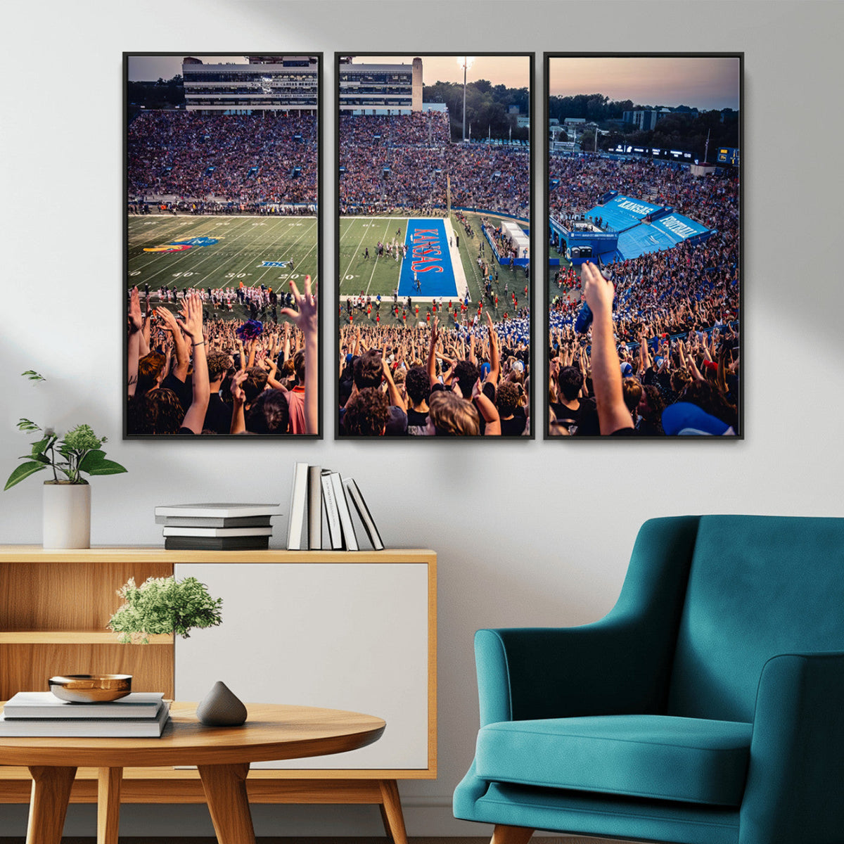 University of Kansas Jayhawks Football Team Art Print -