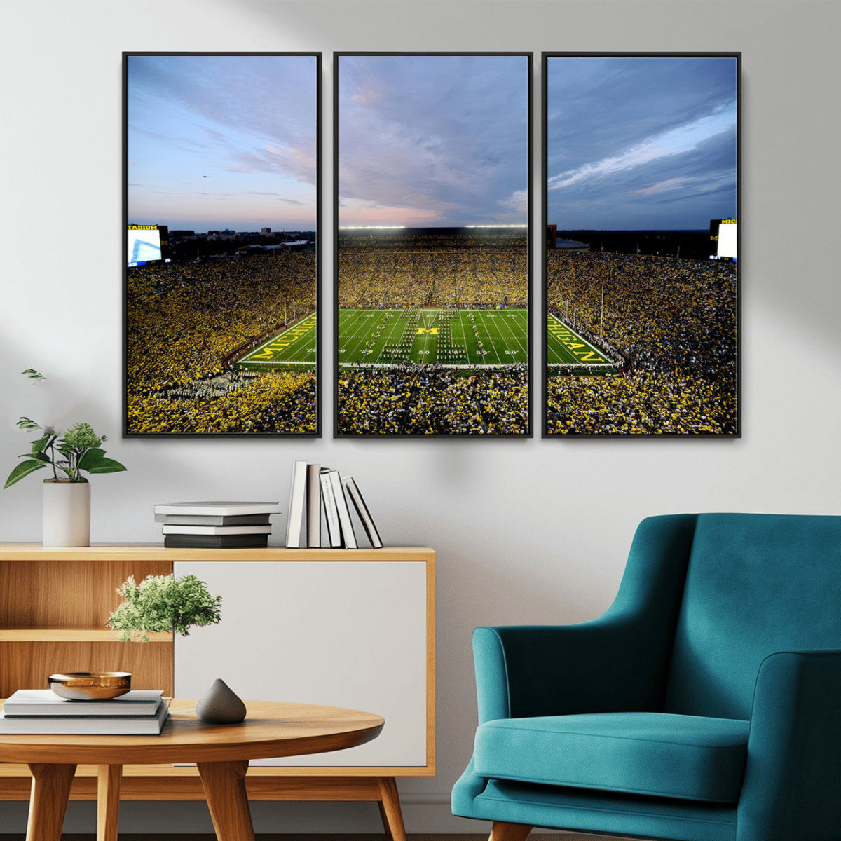 University of Michigan Wolverines Football Team Print - Ann
