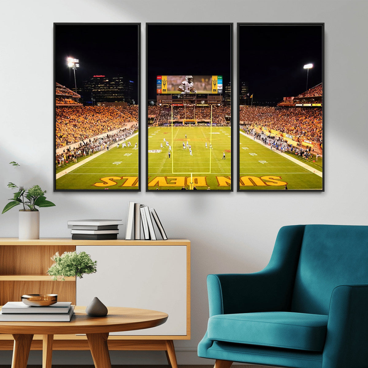 ASU Sun Devils Football Team Print - Phoenix Mountain