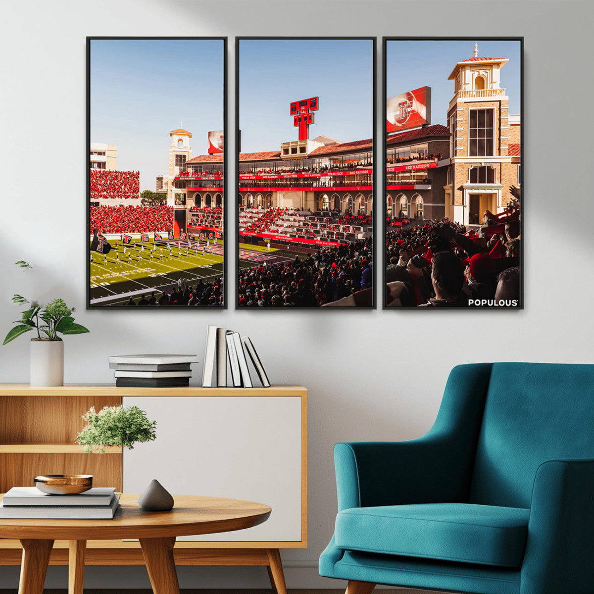 Jones AT&T Stadium Texas Tech Red Raiders Wall Art | Large