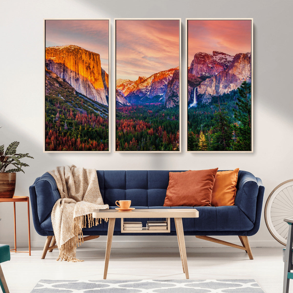 Yosemite Nal Park Wall Art Landscape Canvas Print El Capitan