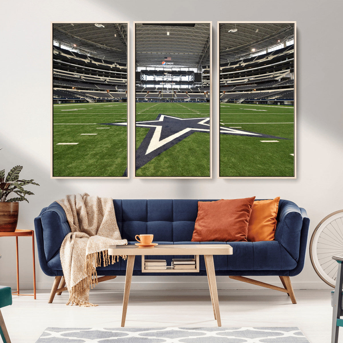 Dallas Cowboys Football Team Print - Arlington AT&T Stadium