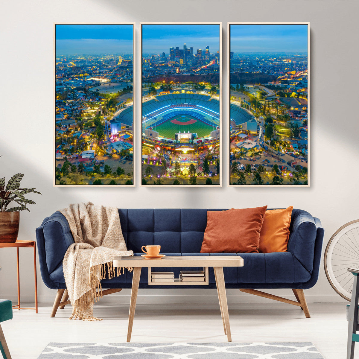 Los Angeles Dodgers Wall Art Canvas, Dodger Stadium Wall Art