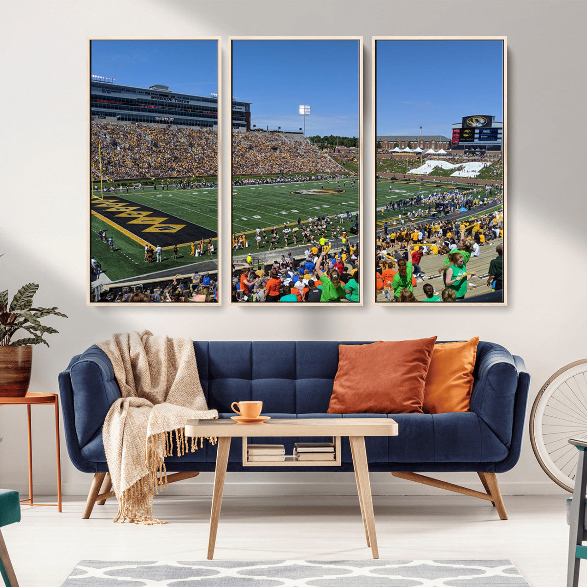 University of Missouri Tigers Football Team Print - Columbia