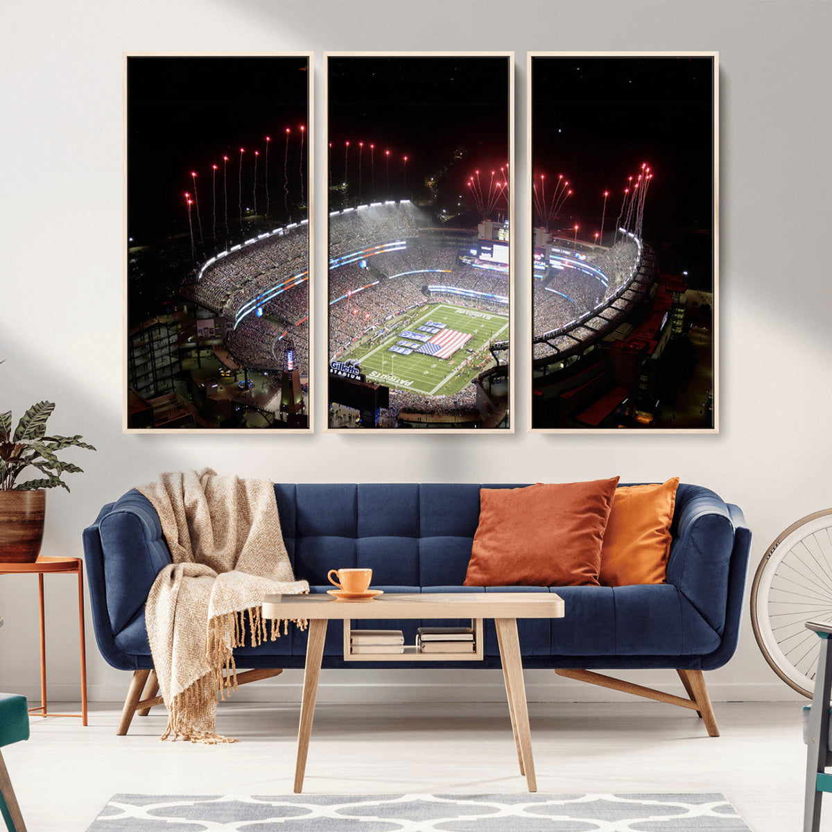 New England Patriots Team Print Wall Art- Foxborough