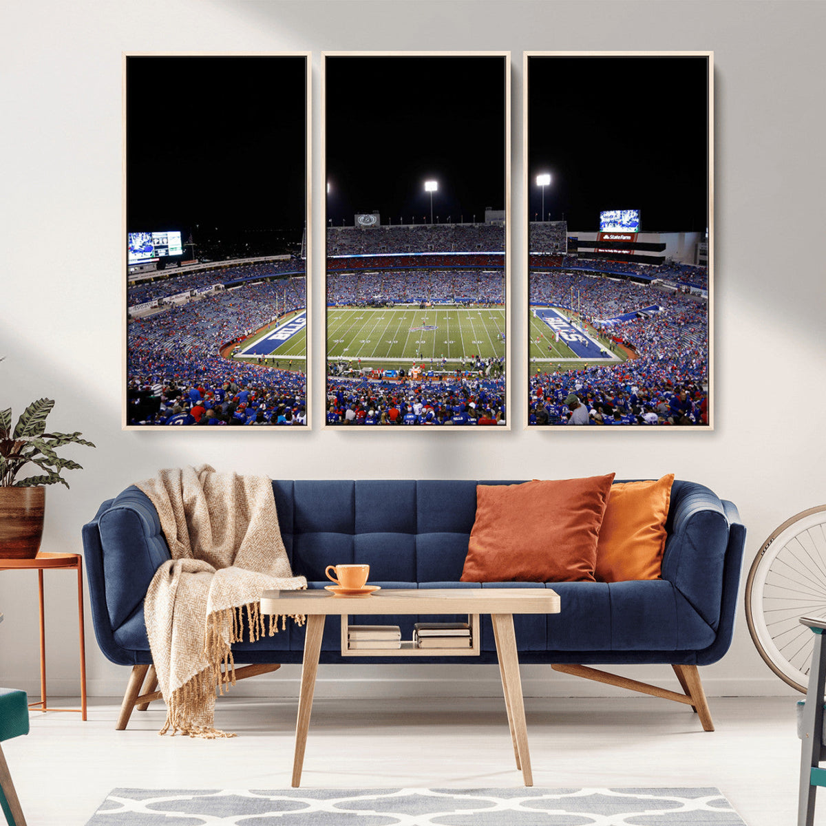 Buffalo Bills Wall Art - Buffalo Bills Stadium Canvas Print,