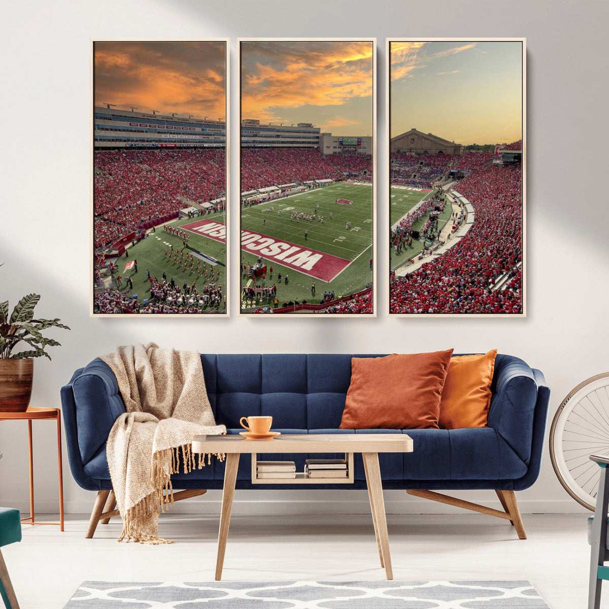 Camp Randall Stadium Wisconsin Badgers Large Wall Art Canvas