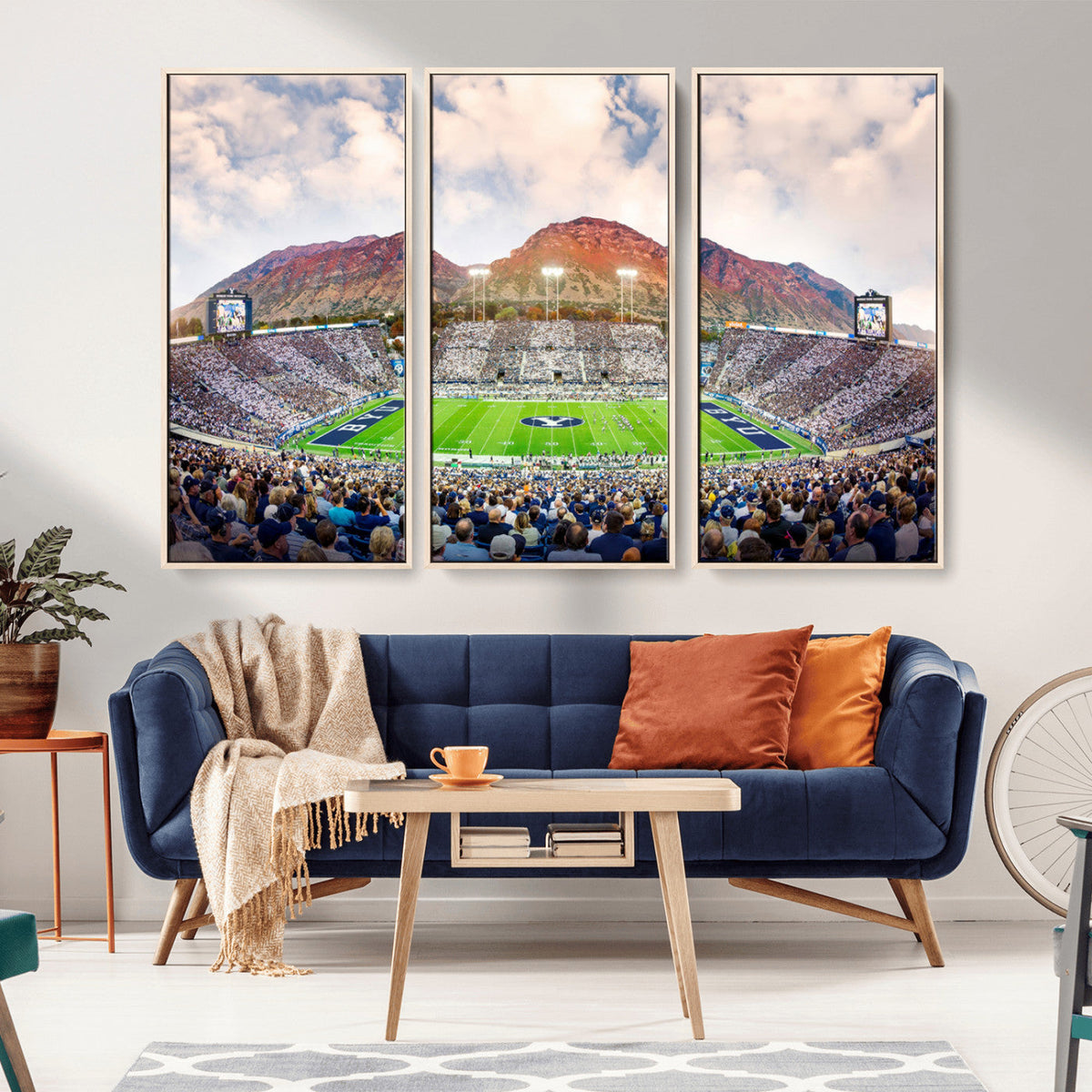 Brigham Young University Cougars Football Team Print - Provo