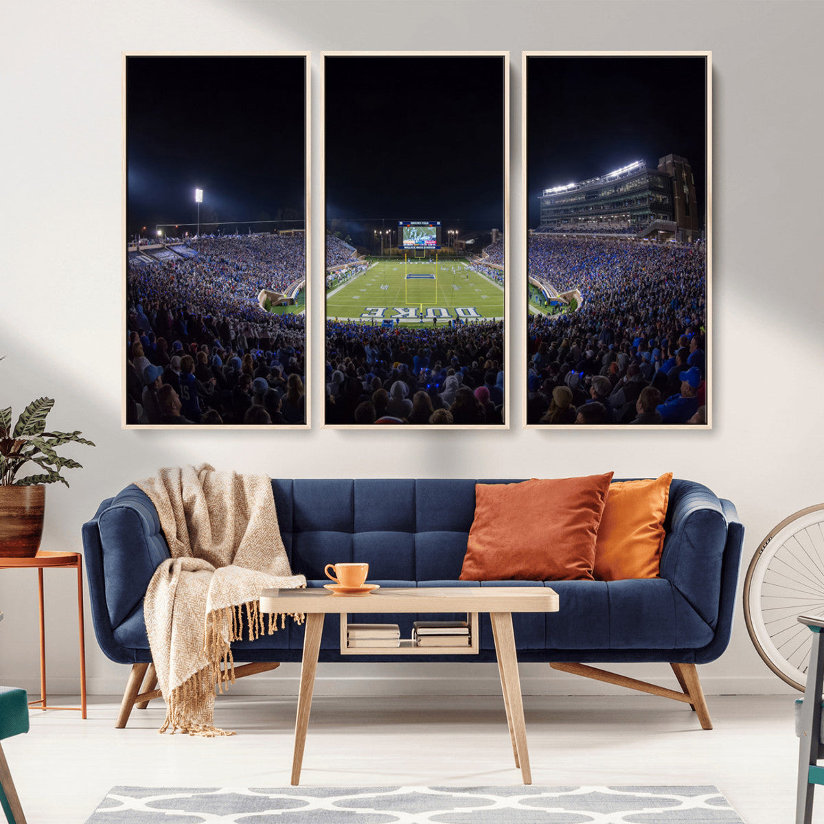Duke University Blue Devils Football Team Print - Durham