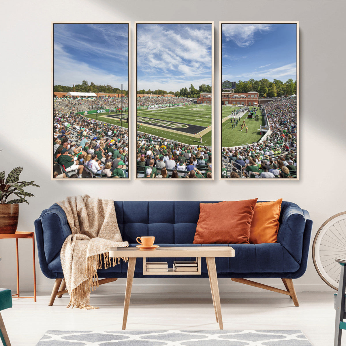 University of Charlotte 49ers Football Team Print -