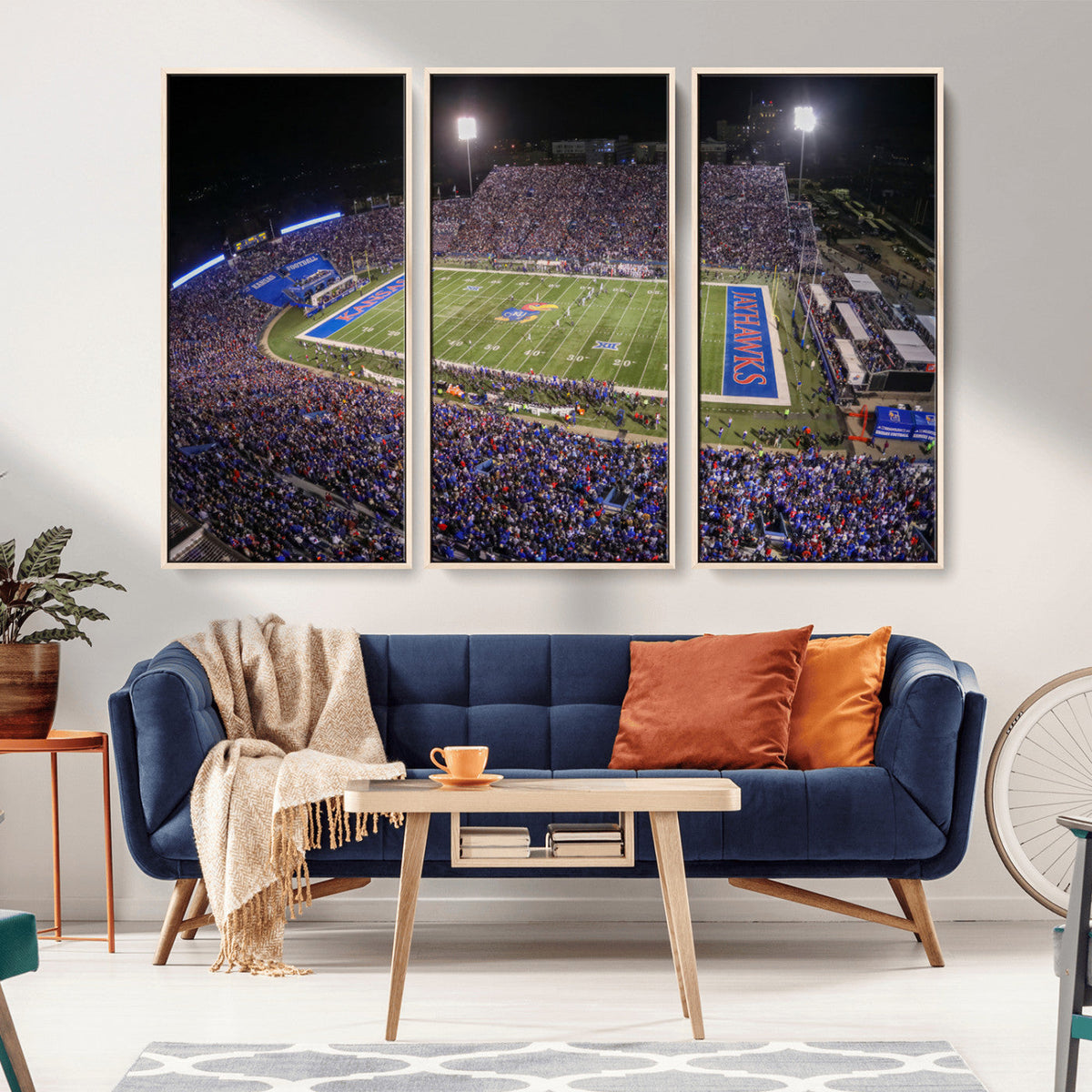 University of Kansas Jayhawks Football Team Print - Lawrence