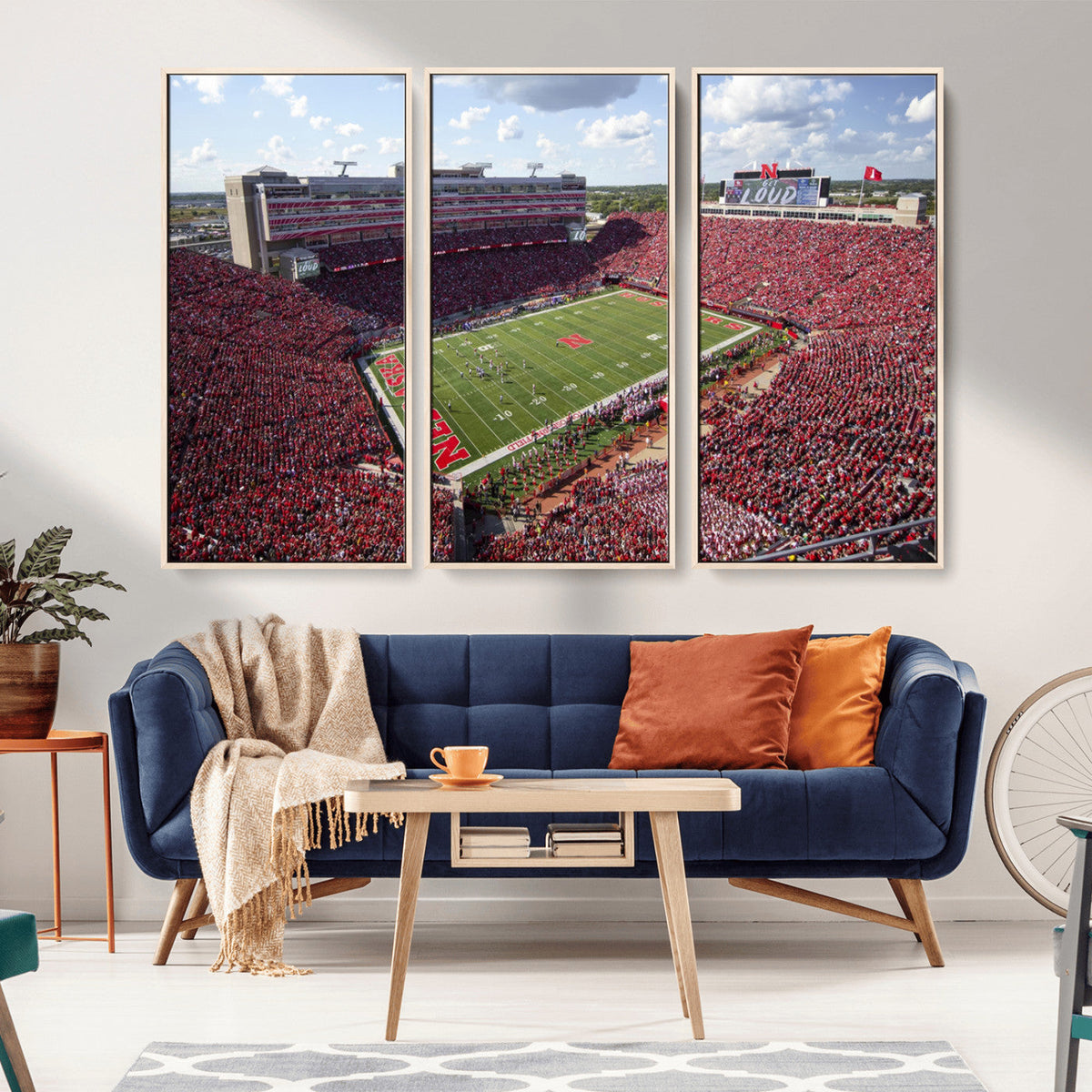 University of Nebraska Cornhuskers Football Team Print -